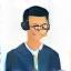 Customer support with headset icon